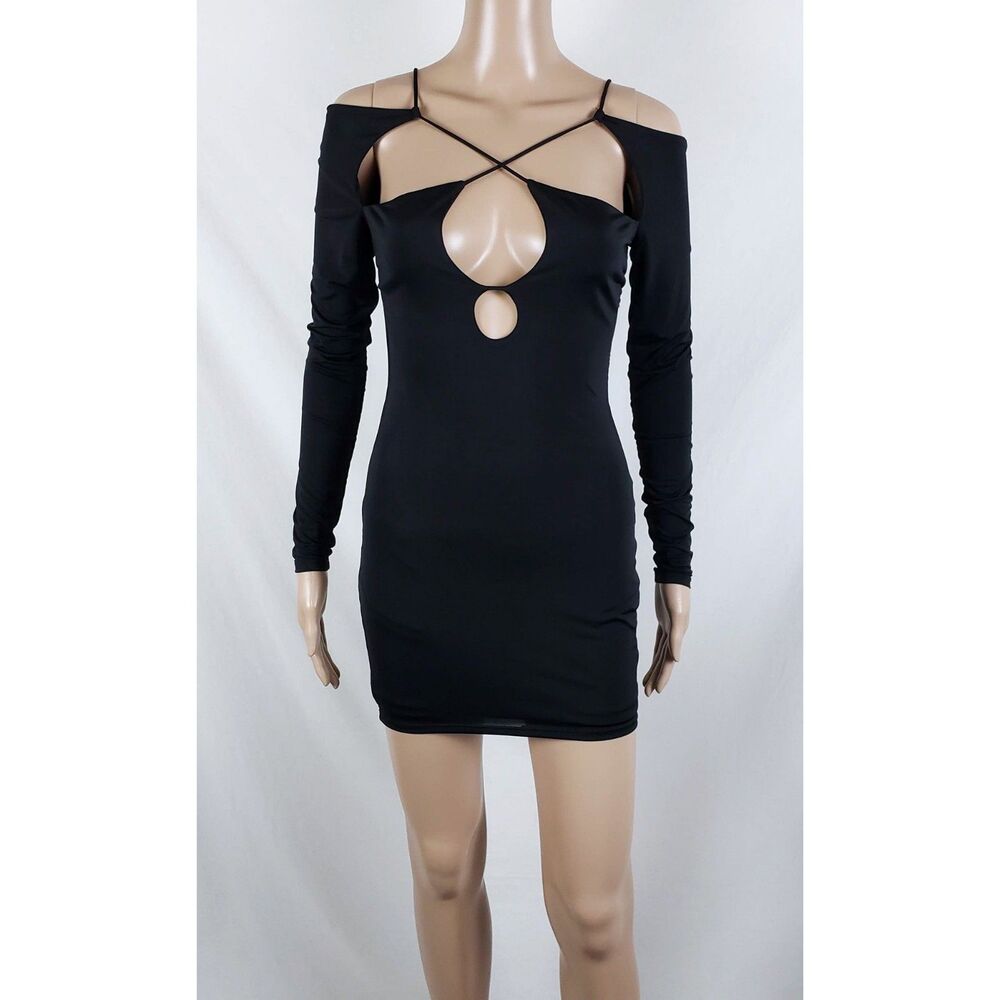Lucy in the Sky Y2K Clubwear Bodycon Dress Womens M Ibiza Party Night Out Sexy
